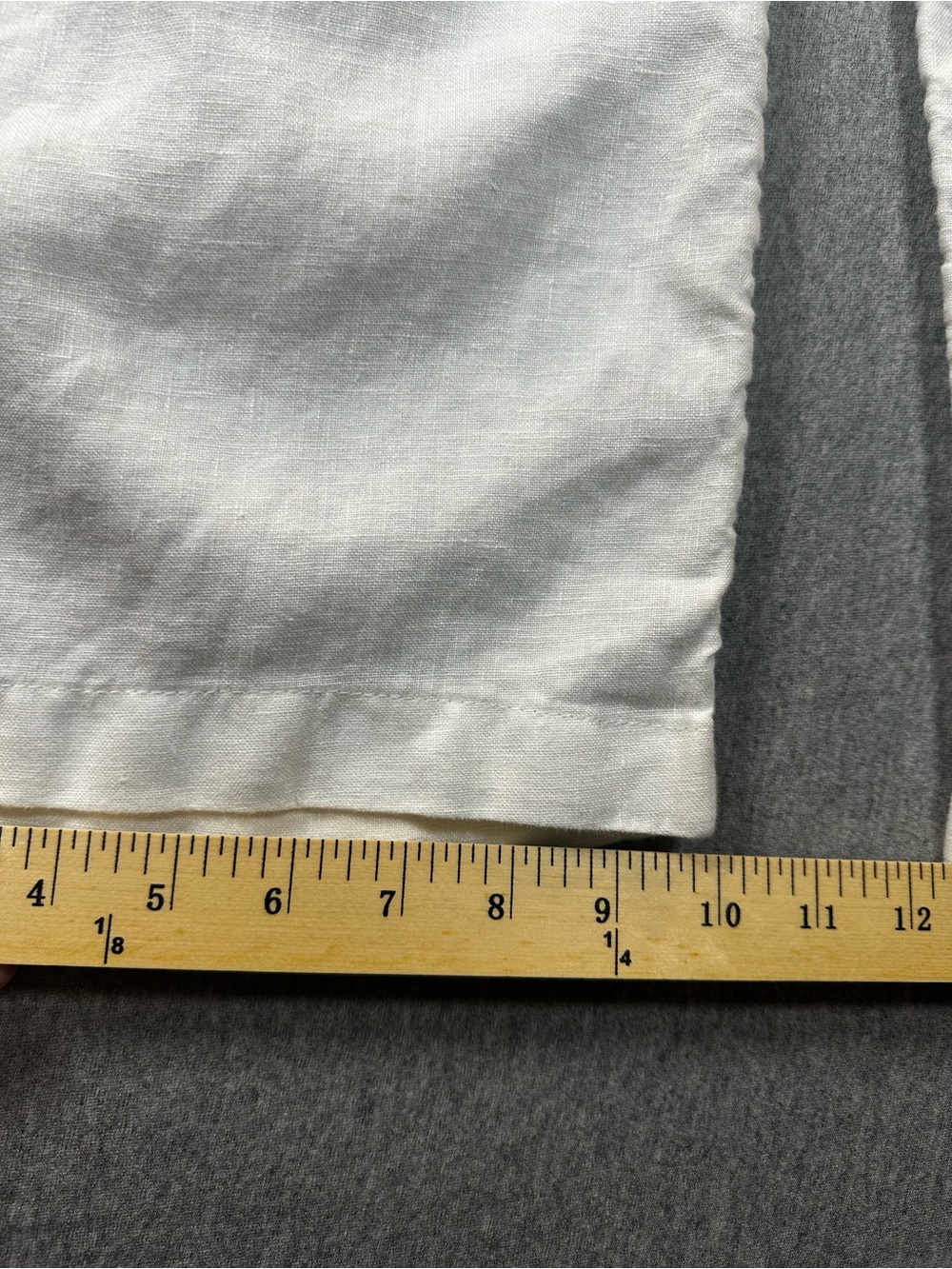 Athleta Cabo Linen Wide Leg Pants Women’s Size 4 White 100% Linen Drawstring - Picture 12 of 13